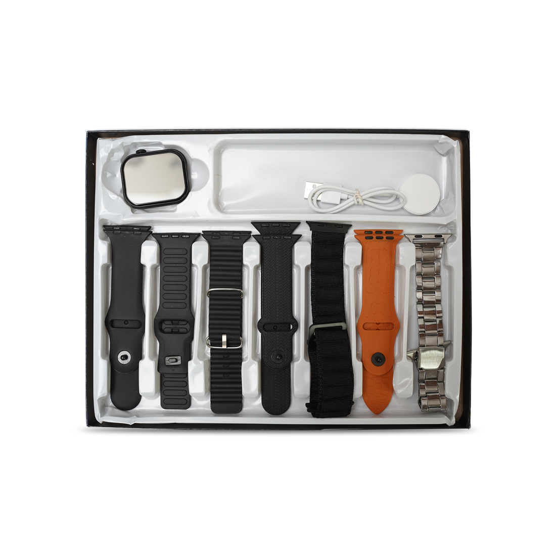 T-Watch X Max – Series X Smartwatch (7-in-1 Strap | Android & iOS Compatible)