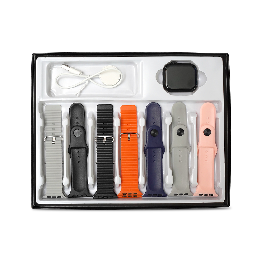 RW-60 Series 10 Smart Watch – 7+1 Strap Combo | Big Display | Fitness & Style in One